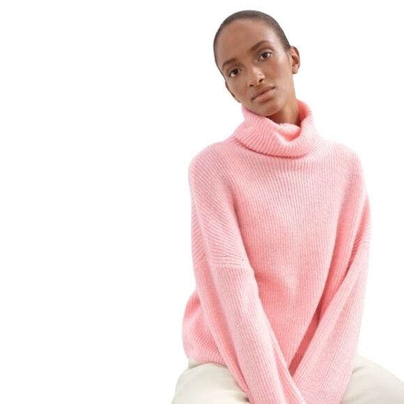 Stockholm Atelier & Other Stories Knit Wool Alpaca Sweater Pink Size XS - Picture 1 of 8